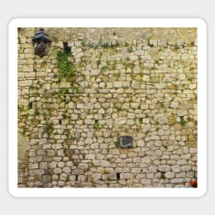 Brick wall in St. Paul de Vence, France Sticker